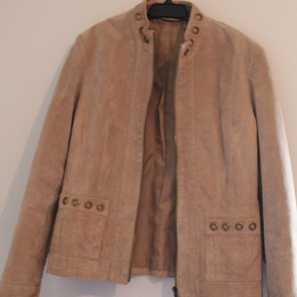 Suede Jacket Womens Size M - Picture 1 of 6